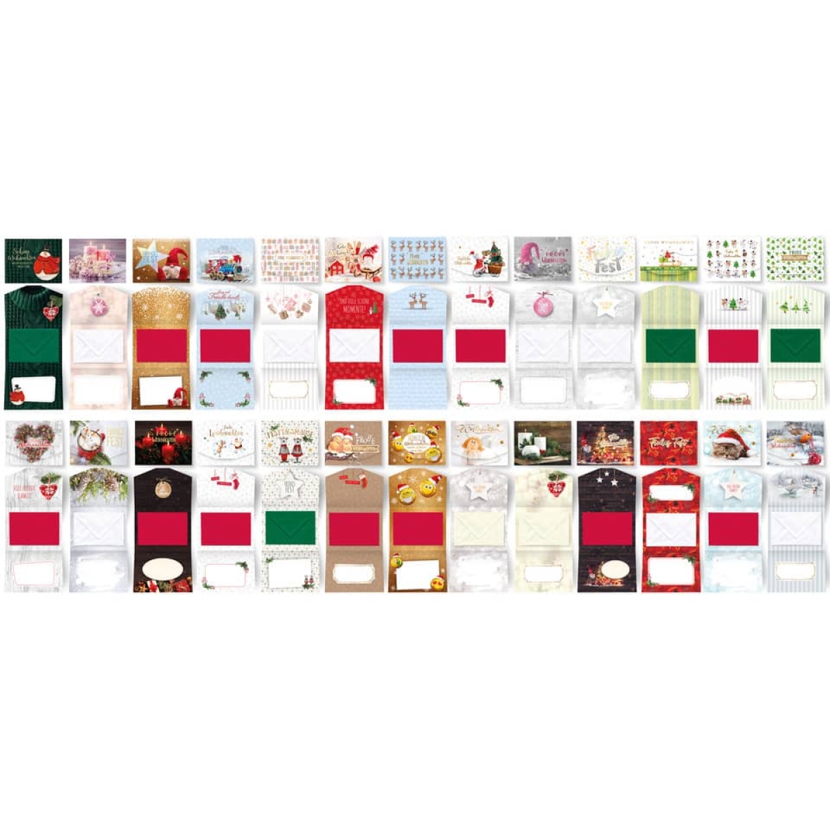 Christmas money note card wish fulfiller sorted 22-2804-Price for 26 pcs.Article-No: 9004546532767