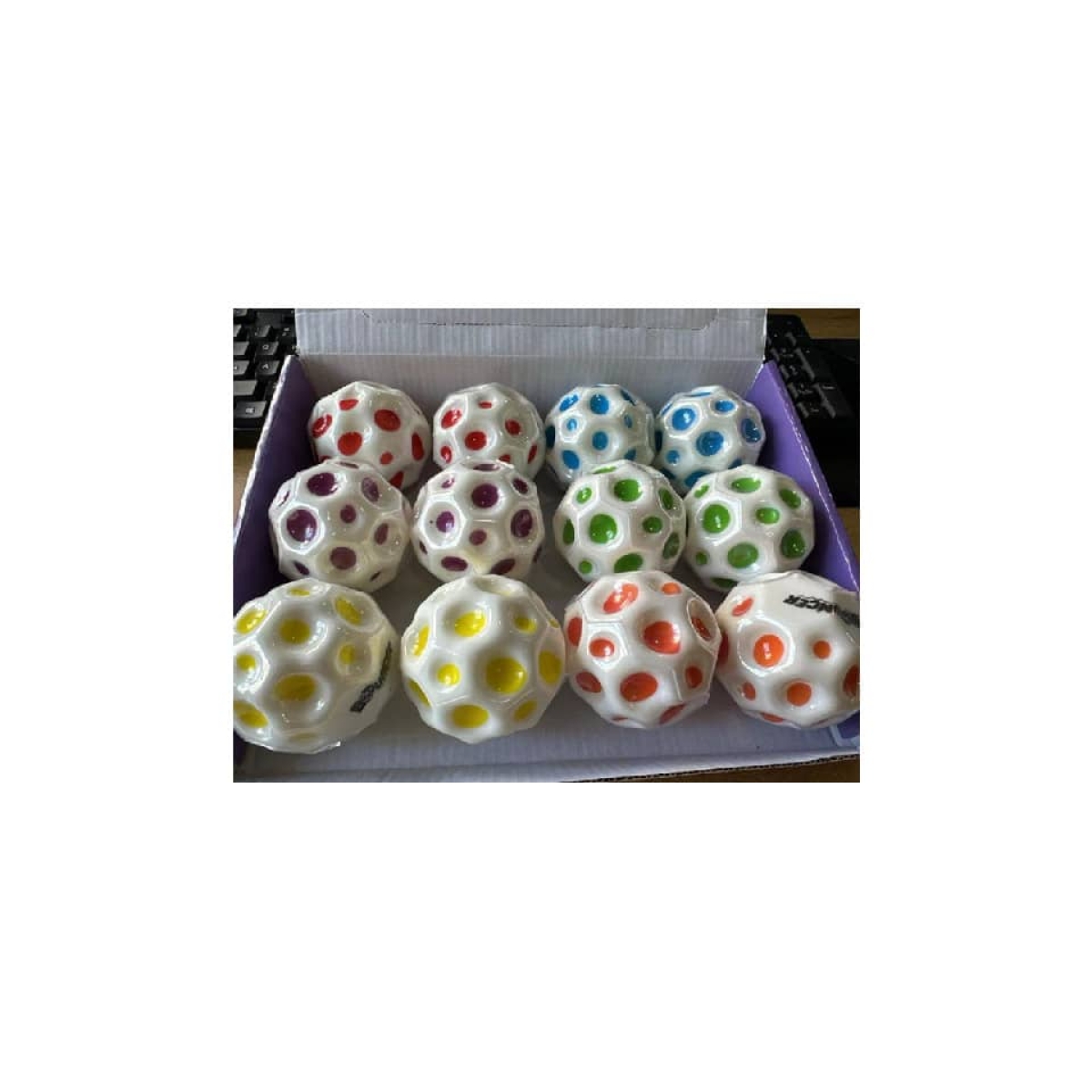 Triton-XSpringball Flummi 60mm Glow in the Dark Coloured Super TX sorted 6 colours to choose fromArticle-No: 4260478819412