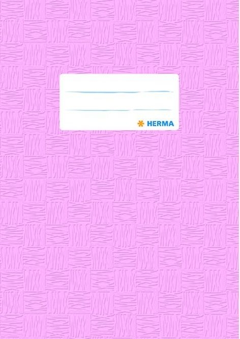 HermaExercise book cover plastic A5 pink 7431-Price for 25 pcs.Article-No: 4008705074315