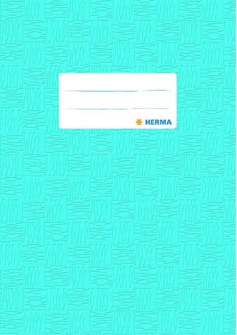 HermaExercise book cover plastic A5 light blue 7433-Price for 25 pcs.Article-No: 4008705074339