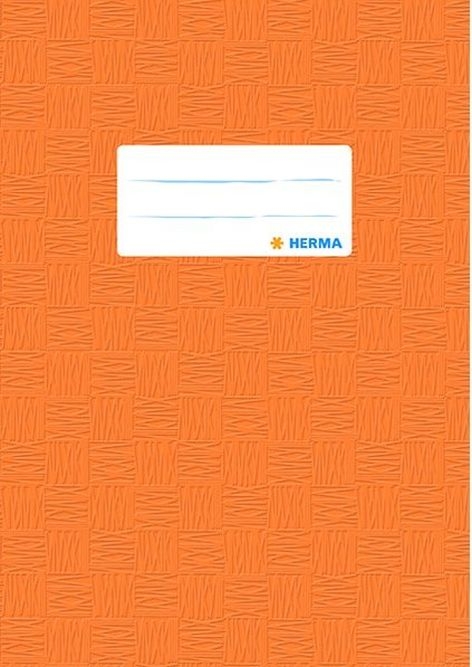 HermaExercise book cover plastic A5 Orange 7424-Price for 25 pcs.Article-No: 4008705074247