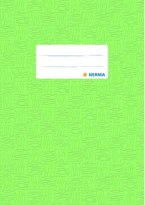 HermaExercise book cover plastic A5 light green 7435-Price for 25 pcs.Article-No: 4008705074353