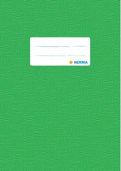 HermaExercise book cover plastic A5 dark green 7425-Price for 25 pcs.Article-No: 4008705074254