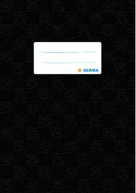 HermaBook cover plastic A5 black 7429-Price for 25 pcs.Article-No: 4008705074292