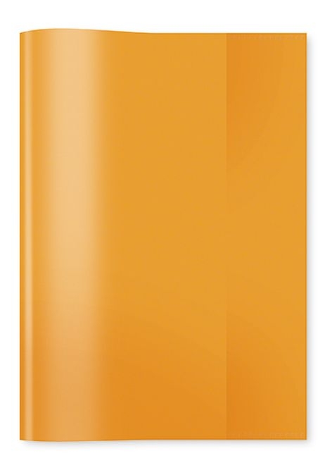 HermaBook cover transparent A5 Orange 7484-Price for 25 pcs.Article-No: 4008705074841