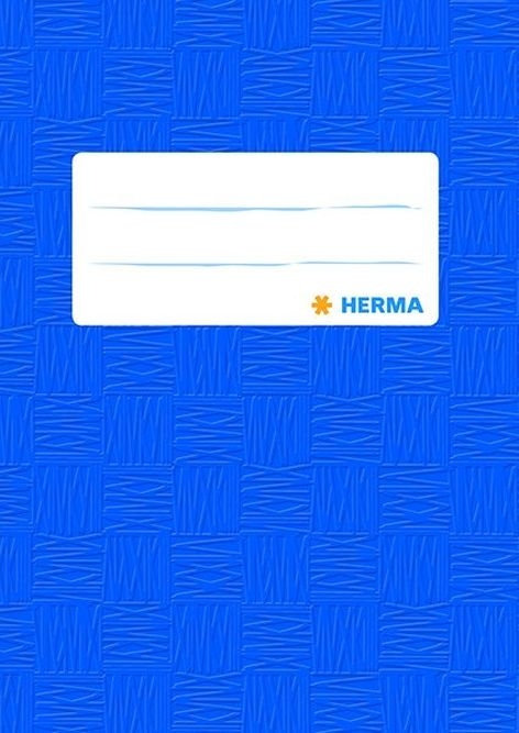 HermaBook cover plastic A6 blue 19897-Price for 10 pcs.Article-No: 4008705198974