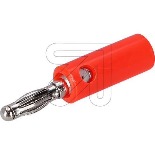 EGBBanana plug 4 mm red 56200-R-Price for 5 pcs.