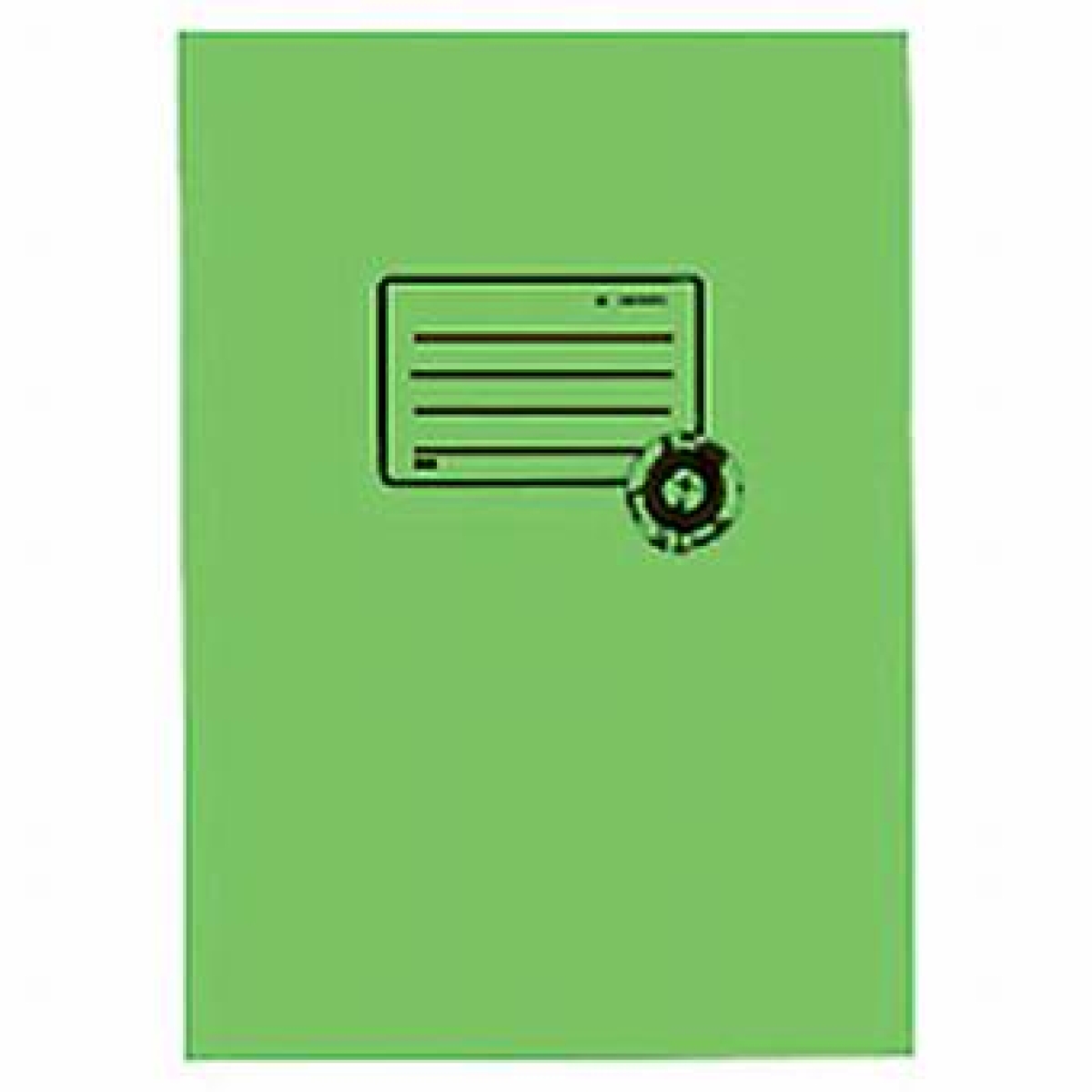 HermaBook cover recycling A5 grass green 5508-Price for 10 pcs.Article-No: 4008705055086