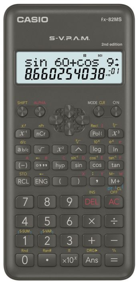 CasioCalculator FX-82MS-2 school calculatorArticle-No: 4549526612107