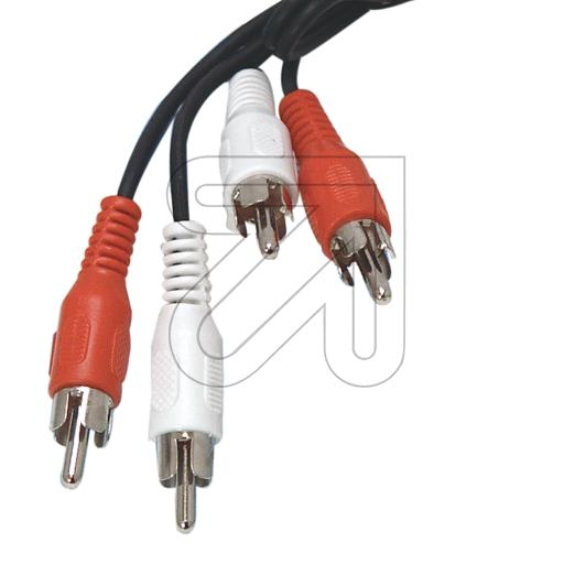 EGBCinch-Kabel 2xStecker/2xStecker 2,5 m