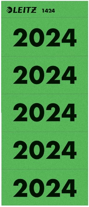 LeitzRückenschild 2024 100er 1424 grün 14240055Artikel-Nr: 4002432134526