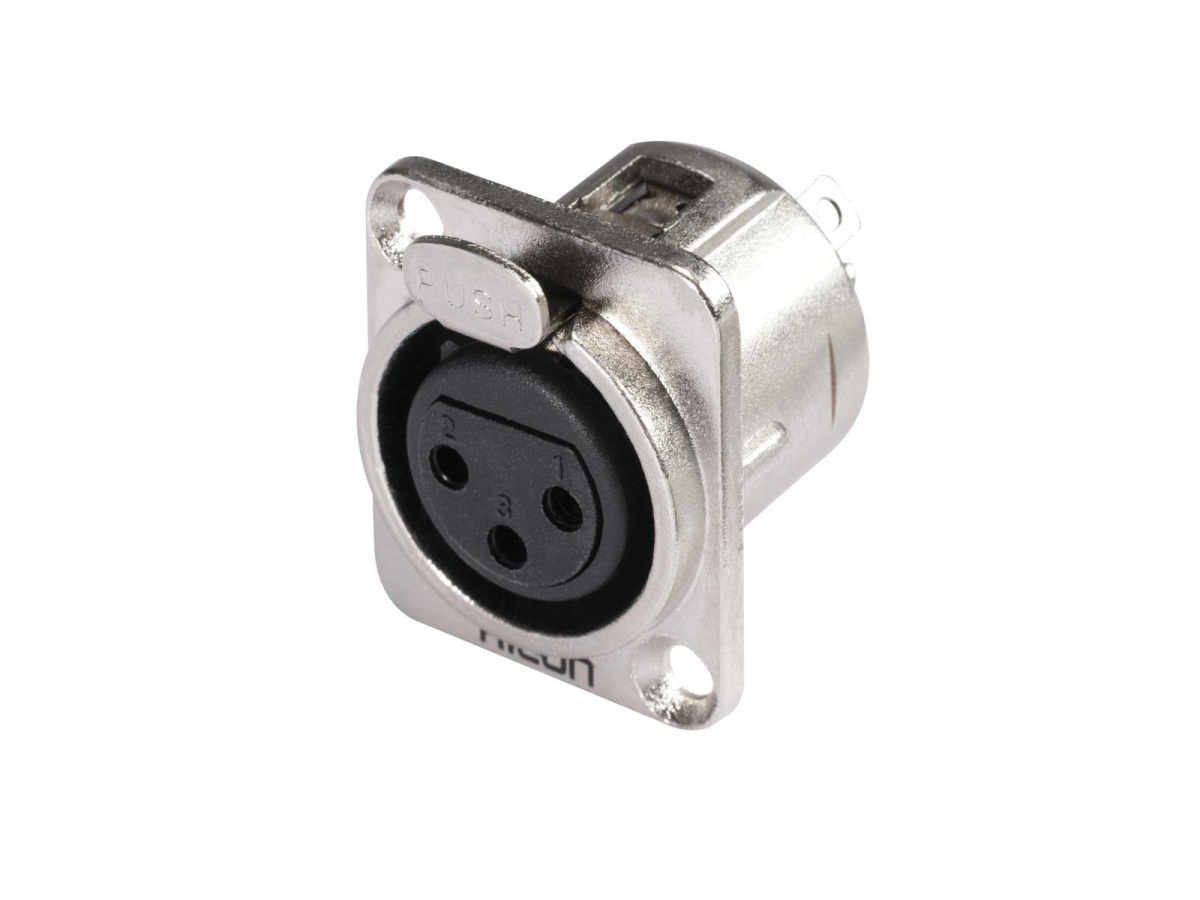 HICONXLR mounting plug 3pin HI-X3DFArticle-No: 30200481