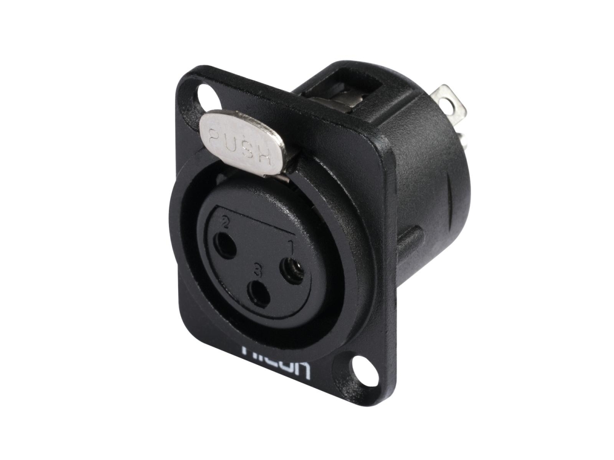 HICONXLR mounting plug 3pin HI-X3DF-MArticle-No: 30200483