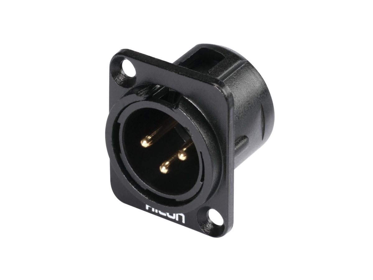 HICONXLR mounting plug 3pin HI-X3DM-GArticle-No: 30200486
