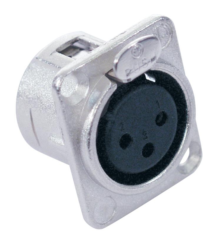 NEUTRIKXLR mounting socket 3pin NC3FDL-1Article-No: 30200580