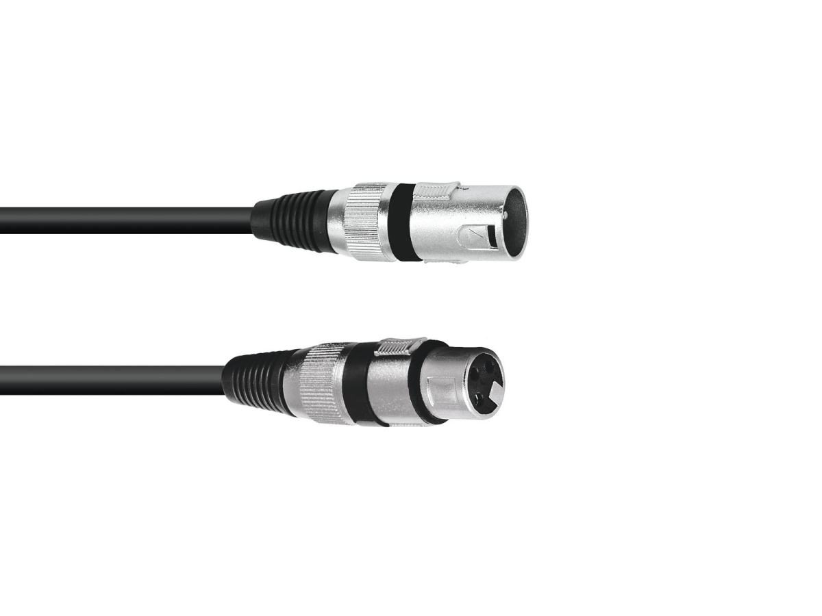 OMNITRONICXLR cable 3pin 3m bkArticle-No: 3022047N