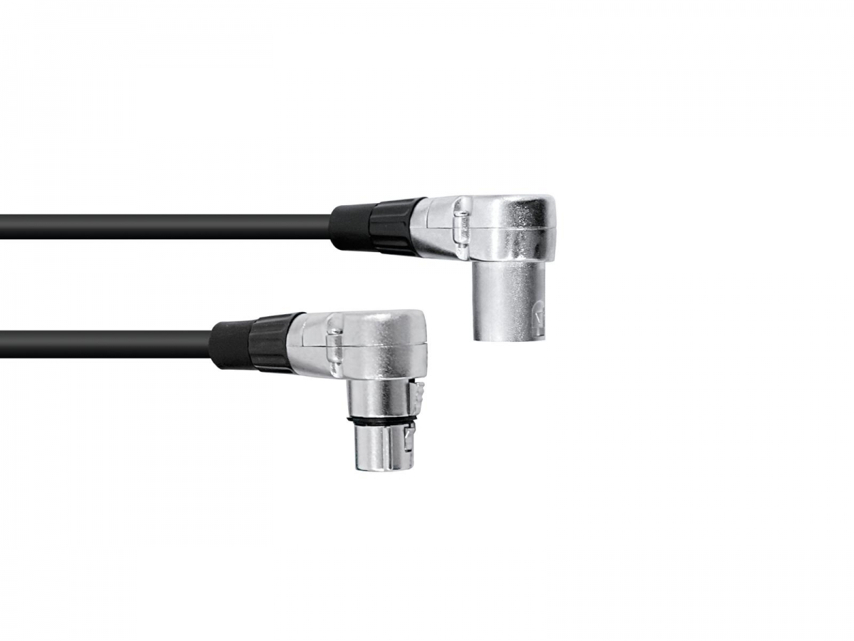 OMNITRONICXLR cable 3pin 1.5m 90° bkArticle-No: 30220630