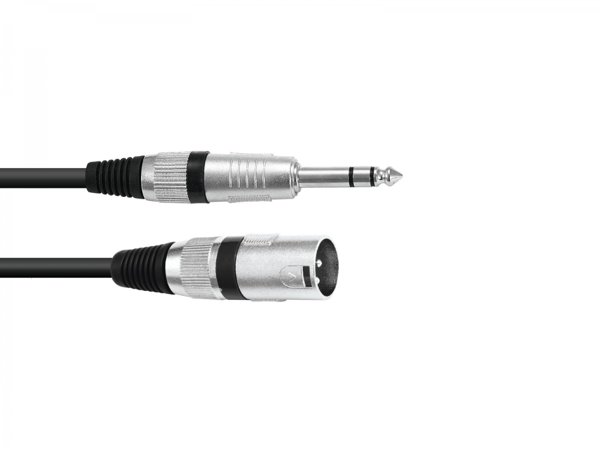 OMNITRONICAdaptercable XLR(M)/Jack stereo 5m bkArticle-No: 30225197