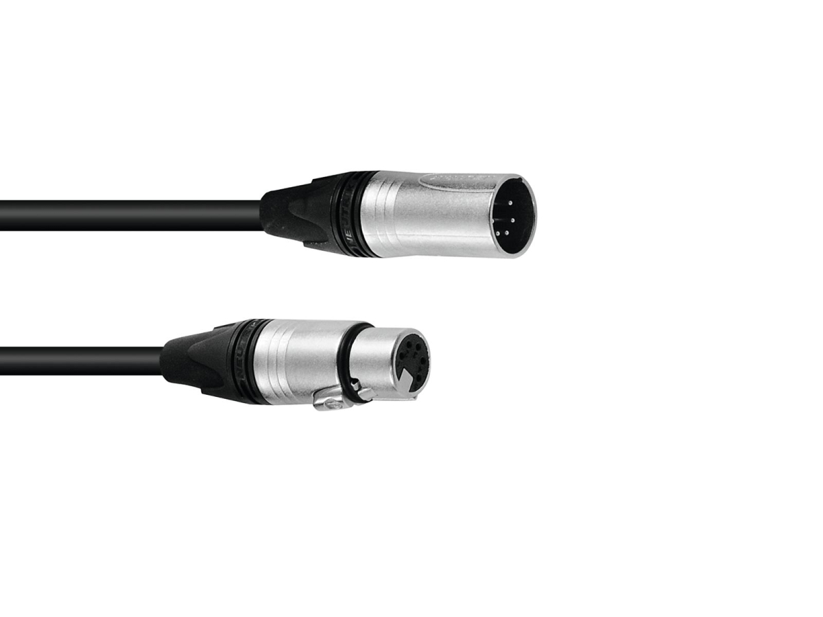 PSSODMX cable XLR 5pin 1m bk NeutrikArticle-No: 30227822