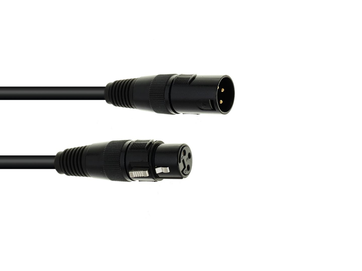 EUROLITEDMX cable XLR 3pin 3m bkArticle-No: 3022785H