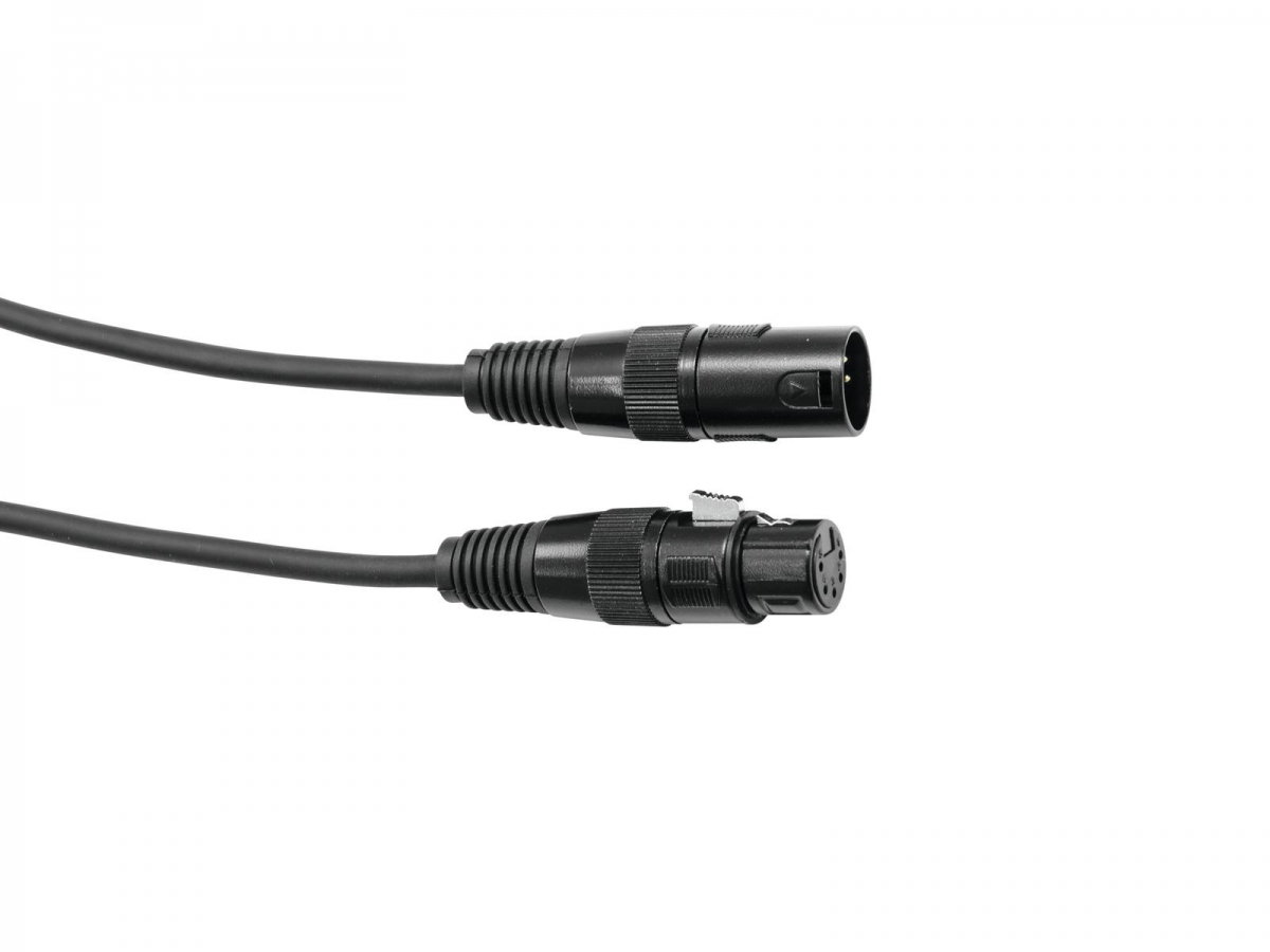 EUROLITEDMX cable XLR 5pin 1m bkArticle-No: 30227860
