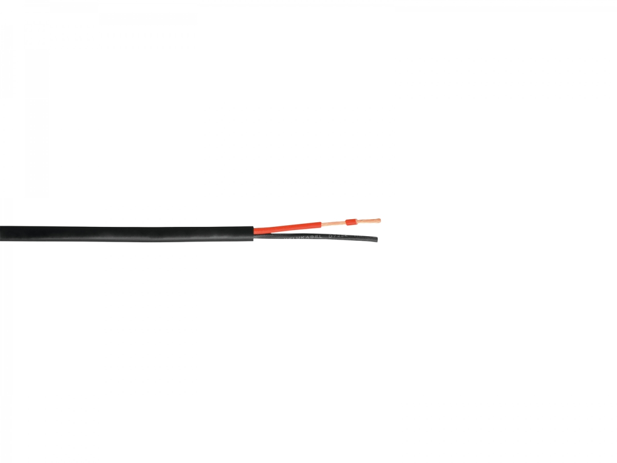 HELUKABELSpeaker cable 2x1.5 100m bk FRNC