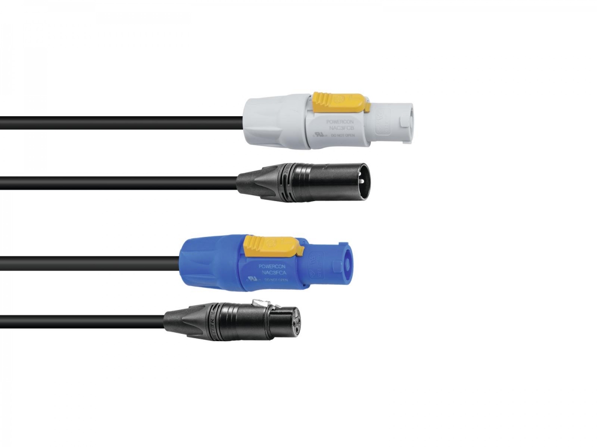 SOMMER CABLECombi Cable DMX PowerCon/XLR 5mArticle-No: 30307382