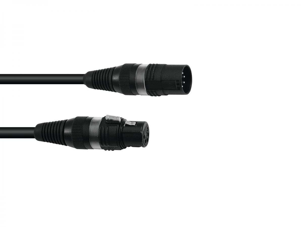 SOMMER CABLEDMX cable XLR 5pin 1.5m bk Hicon