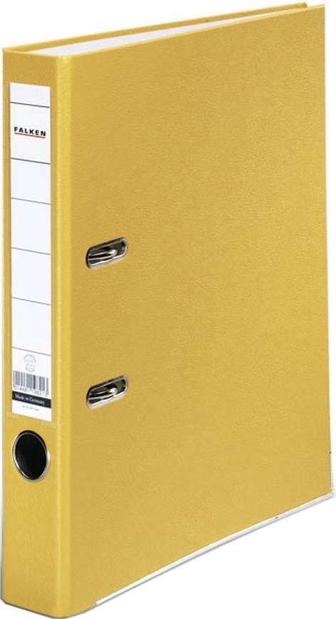 FalkenPlastic folder 50mm with yellow insert plate 09984139Article-No: 4014481195410