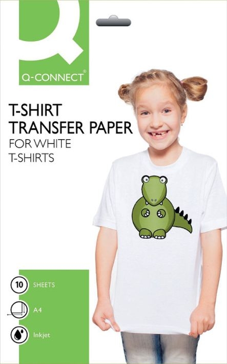 Q-ConnectFoil Transfer T-Shirt A4 10Sheets Q-Connect KF01430-Price for 10 SheetArticle-No: 5705831014305