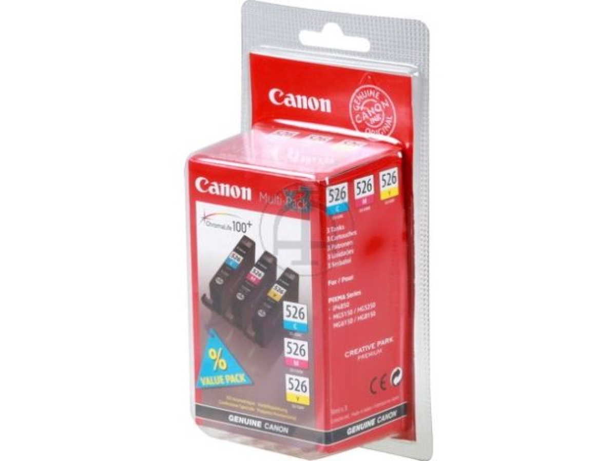 CanonInkjet Patrone Canon 526 CLI526Z C/M/YArtikel-Nr: 8714574554457