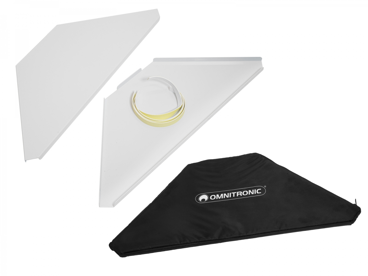 OMNITRONICCorner Plates incl. Bag for Mobile DJ Stand whArticle-No: 32000032