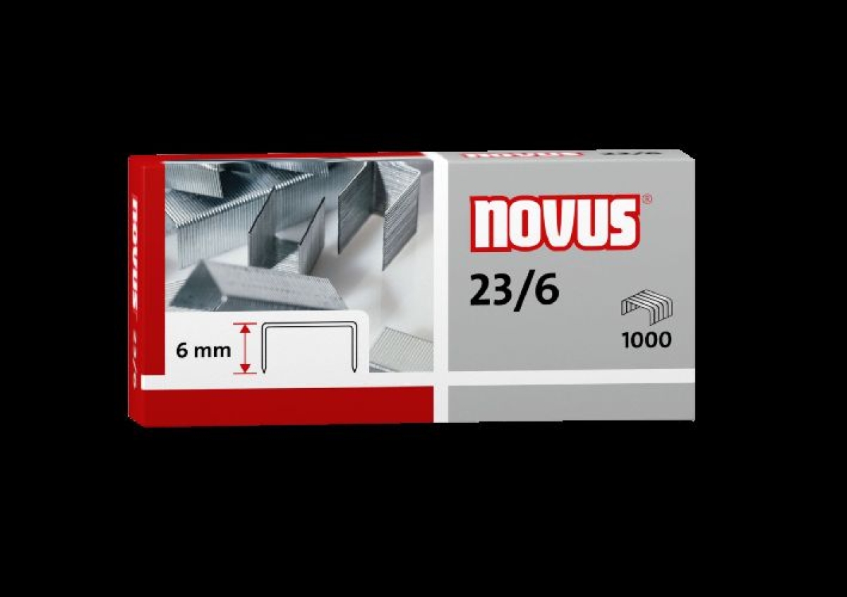 NovusStaple 23/6 1000 pack for block staplerArticle-No: 4009729003343