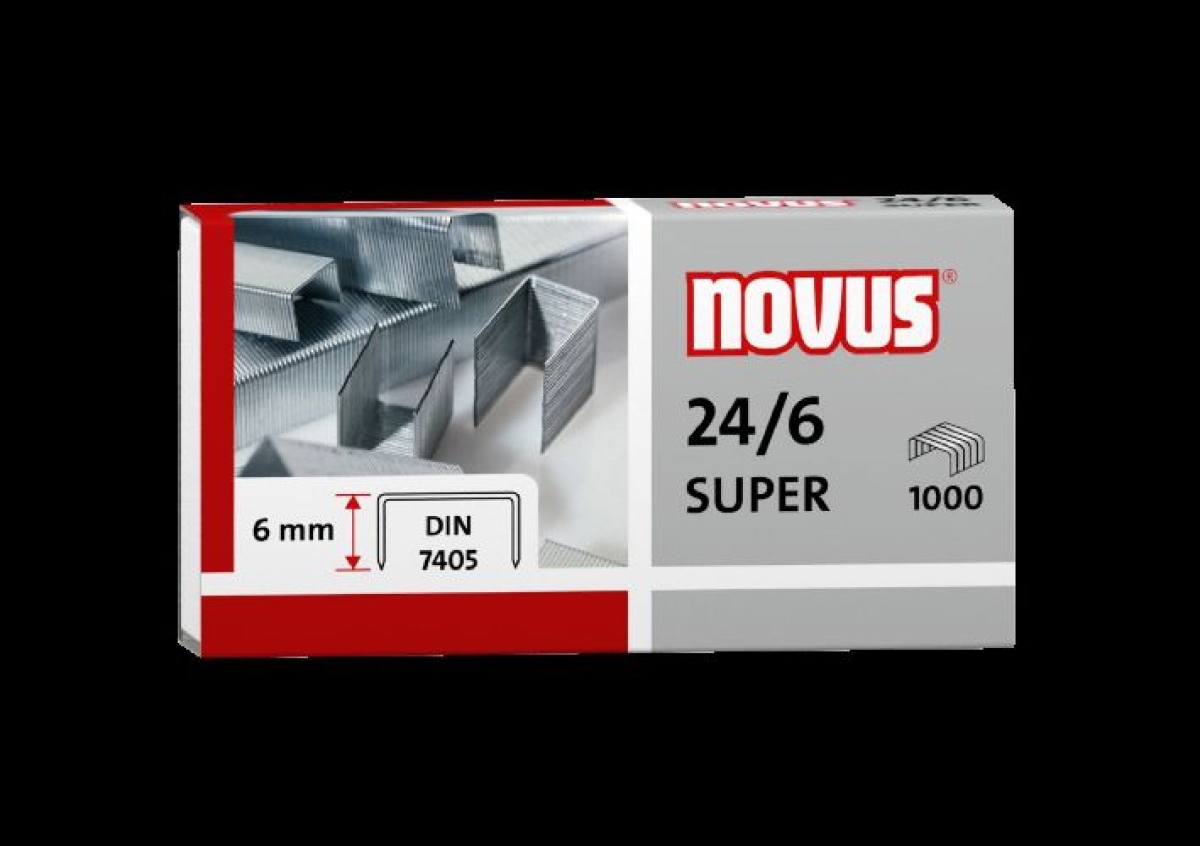 NovusHeftklammer 24-6 1000Er Pack 040-0026Artikel-Nr: 4009729003688
