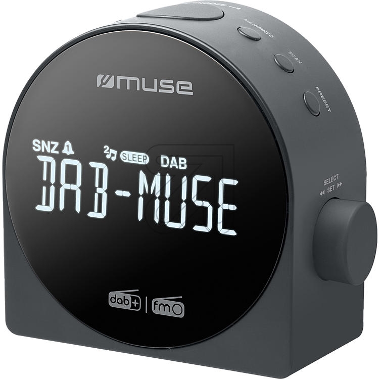 MuseDigital-Uhrenradio DAB+/ FM M-185 CDBArtikel-Nr: 321340