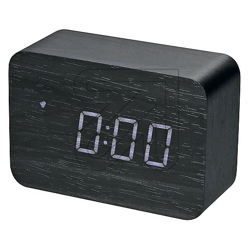 TFARadio alarm clock wood look black 60.2549.01Article-No: 322550