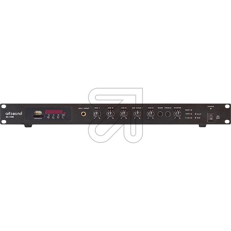 artsoundMixing amplifier 19 MX-120MArticle-No: 322860