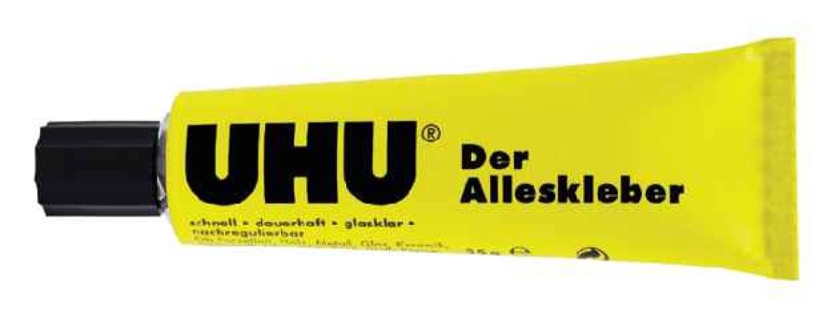 UHUAll-purpose glue 35g tube 45015-Price for 0.0350 kgArticle-No: 4026700450156