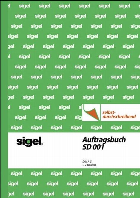 SigelOrder book A5 Sd 2X40 sheets Ncrsd1Article-No: 4004360910043