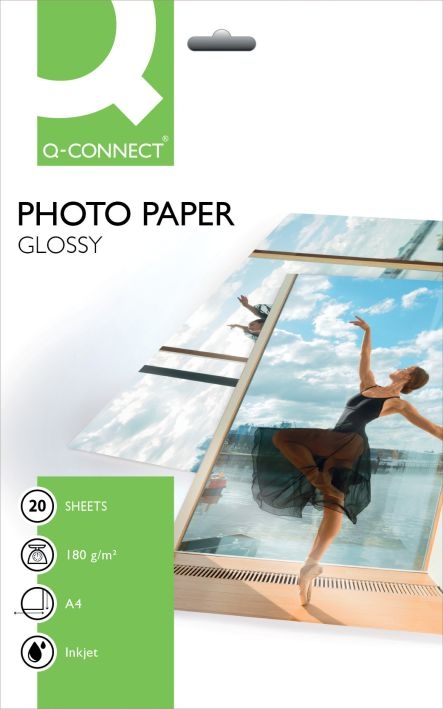 Q-ConnectPhoto paper Inkjet A4 20BL Q-Connect KF01103-Price for 20SheetArticle-No: 5705831011038