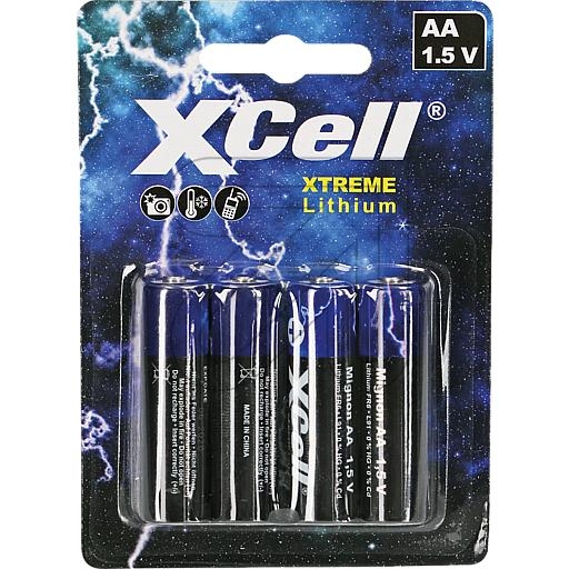 XCellLithium battery Mignon/AA Xtreme 145873-Price for 4 pcs.Article-No: 371250