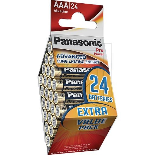 PanasonicBatterie ALKALINE PRO POWER Vorteilspackung 135358-Preis für 24 StückArtikel-Nr: 373110