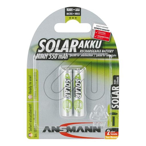 AnsmannNiMH-Akku Solar MaxE Micro 1311-0001-Preis für 2 St.