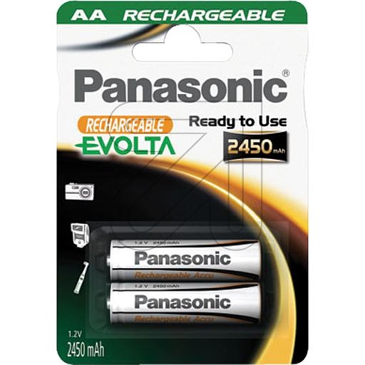 PanasonicNimH battery Evolta P-6/2BC2450 HHR-3XXE/2BC-Price for 2 pcs.Article-No: 374865