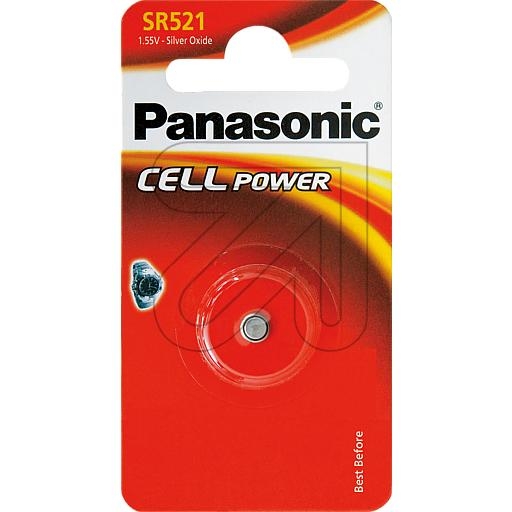 PanasonicKnopf-Zelle SR-521EL/1B (379)Artikel-Nr: 376165