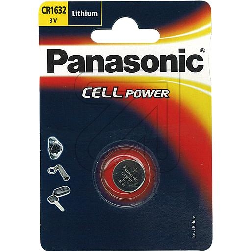 PanasonicLithium-Knopfzelle CR-1632EL/1B Panasonic