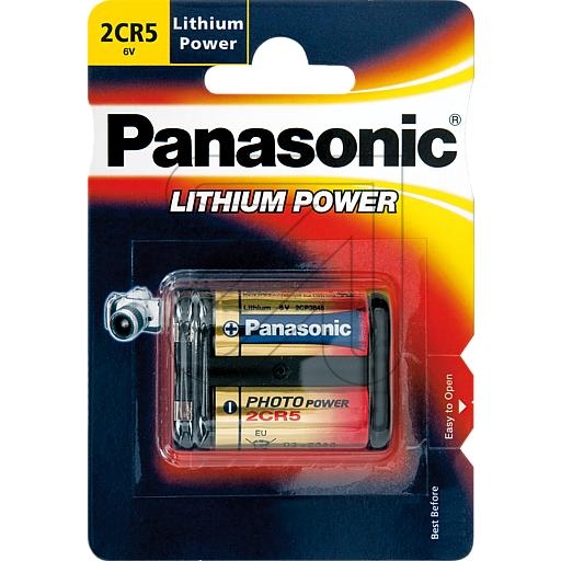 PanasonicPhoto Battery 2CR-5L/1BPArticle-No: 376510