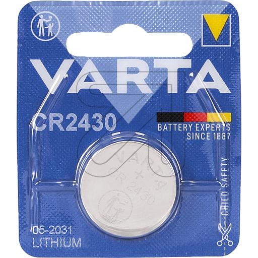 VARTALithium-Zelle Varta CR 2430Artikel-Nr: 376920