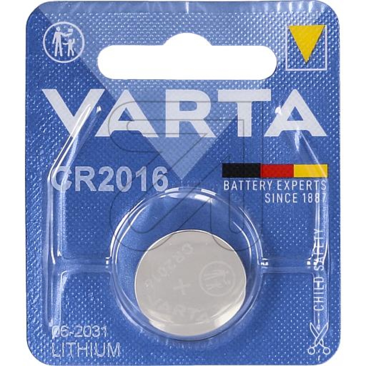 VARTALithium cell Varta CR 2016Article-No: 376960