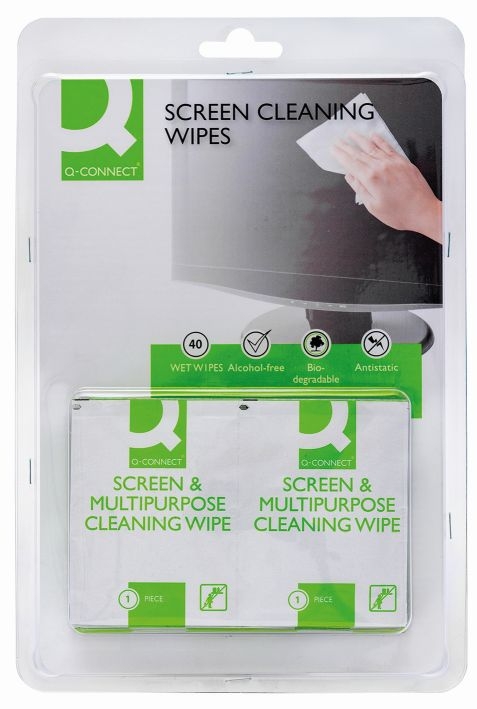 Q-ConnectCleaning cloth 40pcs wet white KF15226-Price for 40 pcs.Article-No: 5705831152267